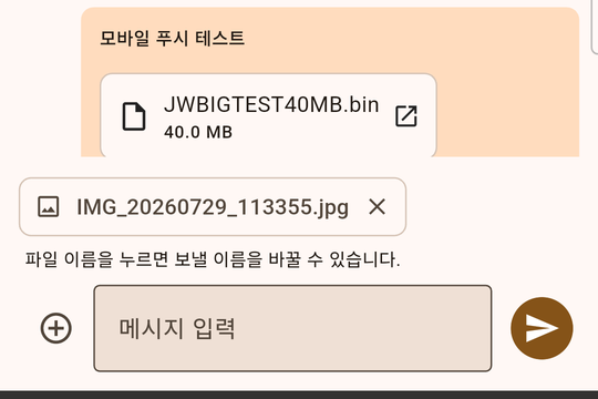 첨부 파일 이름 칩